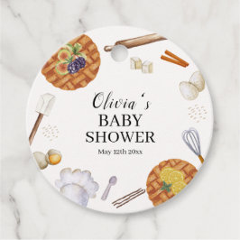 Rustikale Süsse Backkuchen Kinderdusche Geschenkanhänger