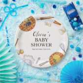 Rustikale Süsse Backkuchen Kinderdusche Pappteller (Party)