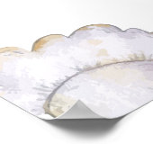 Rustikale Süsse Backkuchen Kinderdusche Willkommen Poster (Ecke)