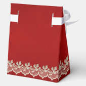 Rustikale süße Liebe - Rot Geschenkschachtel (Rückseite)