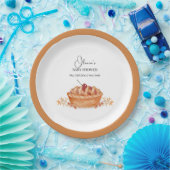 Rustikale Süsse Pie Cherry Fall Baby Dusche Pappteller (Party)