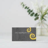 Rustikale Tafel Vintag Visitenkarte (Stehend Vorderseite)