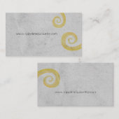 Rustikale Tafel Vintag Visitenkarte (Vorne/Hinten)