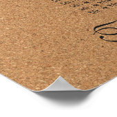 Rustikale Tafelweindecke 16 Poster (Ecke)