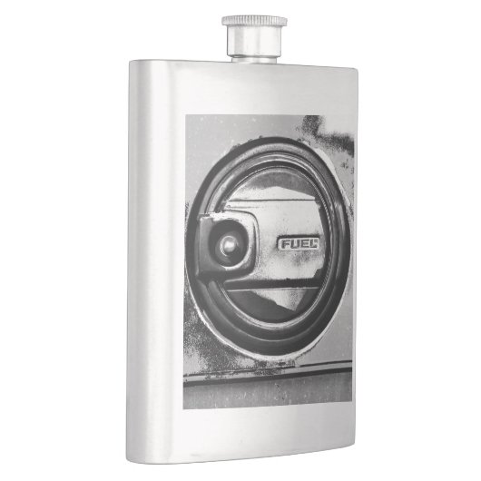 Rustikale Tank Cap Flachmann (Rechts)