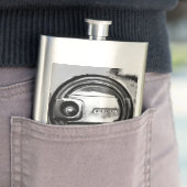 Rustikale Tank Cap Flachmann (Beispiel)