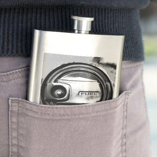 Rustikale Tank Cap Flachmann (Beispiel)