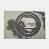 Rustikale Tank Cap Fußmatte (Vorderseite)