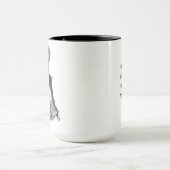 Rustikale Tanzkunst Tasse Cup (Zentrum)