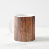 Rustikale Tasse aus Holz (Vorderseite Links)