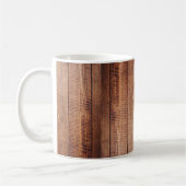 Rustikale Tasse aus Holz (Links)