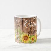 Rustikale Tasse für Blumenzettel (VorderseiteRechts)