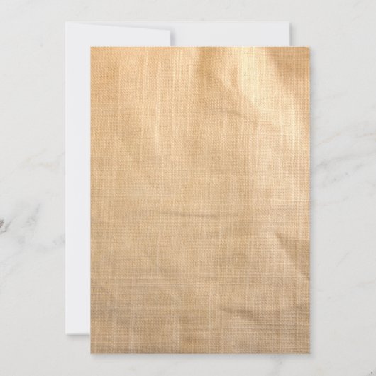 Rustikale Tasten Brautdusche Einladung (Rückseite)