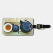 Rustikale Teebesichtigung Gepäckanhänger (Vorderseite horizontal)