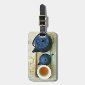 Rustikale Teebesichtigung Gepäckanhänger (Vorderseite vertikal)