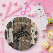 Rustikale Teller aus Holzpapier | Rodeo Bachelor W (Party)