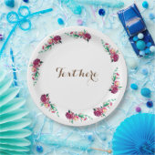 Rustikale Teller für Blumenpapiere (Party)