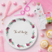 Rustikale Teller für Blumenpapiere (Party)