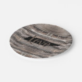 rustikale TENNESSEE-LIEBE in Skripten | Pappteller (Schrägansicht)