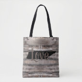 rustikale TENNESSEE-LIEBE in Skripten | Tasche (Vorderseite)