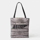 rustikale TENNESSEE-LIEBE in Skripten | Tasche (Rückseite)