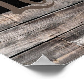 rustikale TENNESSEE-LIEBE | Poster (Ecke)