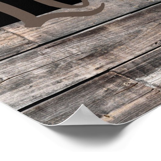 rustikale TENNESSEE-LIEBE | Poster (Ecke)