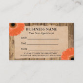 Rustikale Terminkarte (Vorderseite)