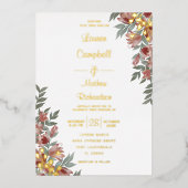 Rustikale Terracotta auf dem Monte San Giorgio Folieneinladung (Vorderseite)