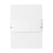 Rustikale Terracotta Burnt Orange Rust Floral Wedd Einladungsbanderole (Rückseitenbeispiel)