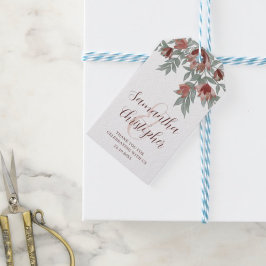 Rustikale Terracotta Gastgeschenk Hochzeit Geschenkanhänger