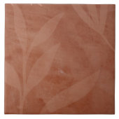 Rustikale Terracotta-Overlay-Hochzeit Fliese (Vorderseite)