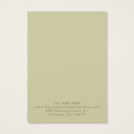 Rustikale Terracotta-Tonspur mit Nekklasseanzeige (Rückseite)