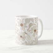 Rustikale Terracotta Wildblume Boho Eclectic Sprin Kaffeetasse (VorderseiteRechts)