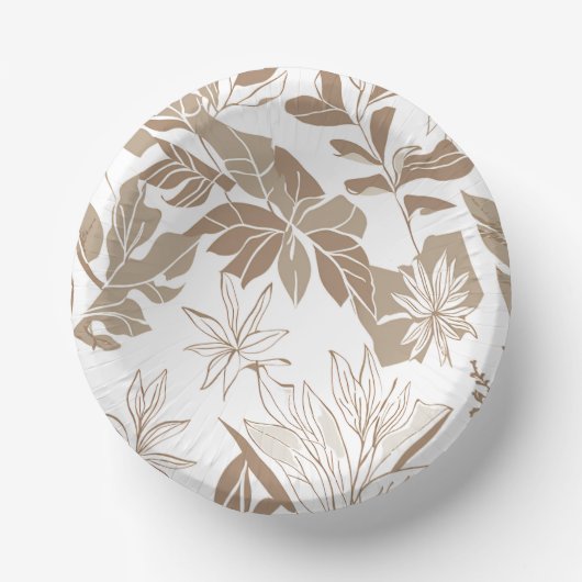 Rustikale Terracotta Wildblume Boho Spring Style Pappteller (Vorderseite)