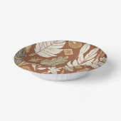 Rustikale Terracotta Wildblume Boho Spring Style Pappteller (Gewinkelt)