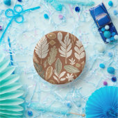 Rustikale Terracotta Wildblume Boho Spring Style Pappteller (Party)