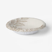 Rustikale Terracotta Wildblume Boho Spring Style Pappteller (Gewinkelt)