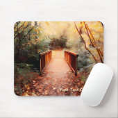 Rustikale Teutoburger Waldbrücke Mousepad (Mit Mouse)