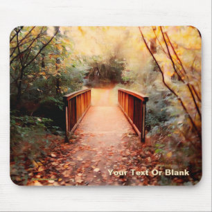 Rustikale Teutoburger Waldbrücke Mousepad