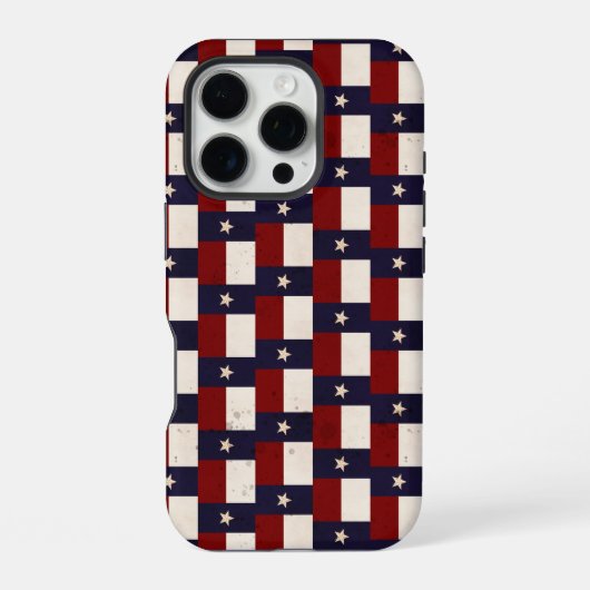 Rustikale Texas-Flagge iPhone-Hülle iPhone Hülle (Rückseite)