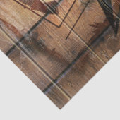 Rustikale Texas Star Western Pistol Cowboy Boots Seidenpapier (Detail)