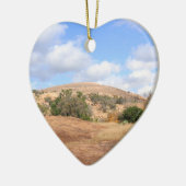 Rustikale Texas verzauberte Keramik Ornament (Links)