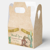 Rustikale Texas Western Cowboy Geburtstagsparty Geschenkschachtel (Geöffnet)