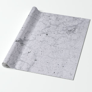 Rustikale Textur Grau Monochrom Vintage-Dekoupage Geschenkpapier