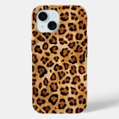 Rustikale Textur Leopard Print Case-Mate iPhone Hülle (Rückseite)