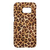 Rustikale Textur Leopardrucke Case-Mate Samsung Galaxy Hülle (Rückseite)