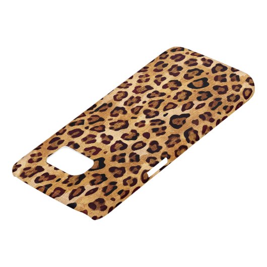 Rustikale Textur Leopardrucke Case-Mate Samsung Galaxy Hülle (unten)