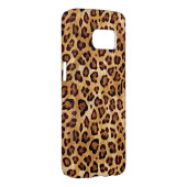 Rustikale Textur Leopardrucke Case-Mate Samsung Galaxy Hülle (Rückseite/rechts)