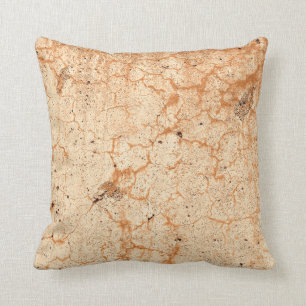 Rustikale Textur Tan Rust Brown Vintages Land Kissen